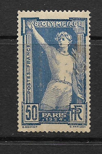 FRANCE, 201, MINT HINGED, CREASES, VICTORIOUS ATHLETE