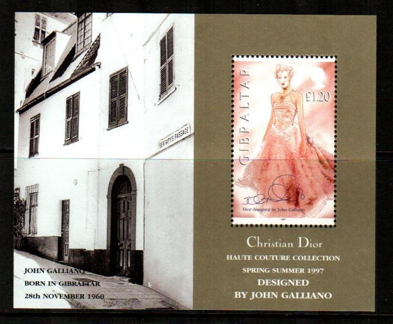 Gibraltar #739  MNH  Scott $4.00   Souvenir Sheet