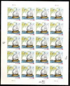 2006 39c Samuel de Champlain, East Coast, Sheet of 20 Scott 4073 Mint F/VF NH