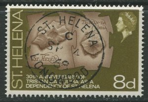 STAMP STATION PERTH St Helena #202 Tristan Da Cunha 30th Anniv. 1968 VFU