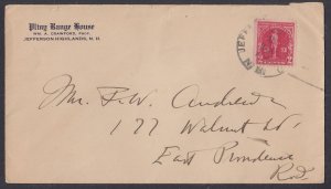 United States - Jul 2, 1930 Jefferson Highlands, NH Domestic Cover