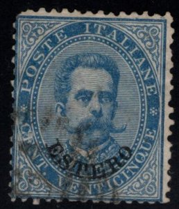 Italian Offices Abroad Scott 15  Used  stamp Rounded Corner UL