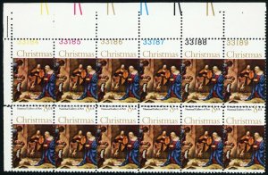 1444, MNH 8¢ Misperfed Plate Block Block of 12 Stamps - Stuart Katz