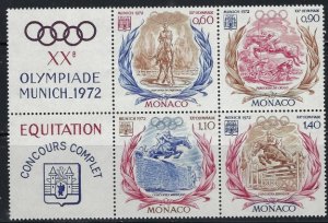 Monaco 839a MNH 1972 Olympics (an3723)