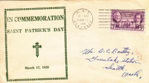 1936, USS Arkansas, BB-33, St. Patrick's Day (N3755)