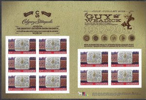 Canada #2548a $1.05 Calgary Stampede Centennial (2012). Booklet of 10. MNH
