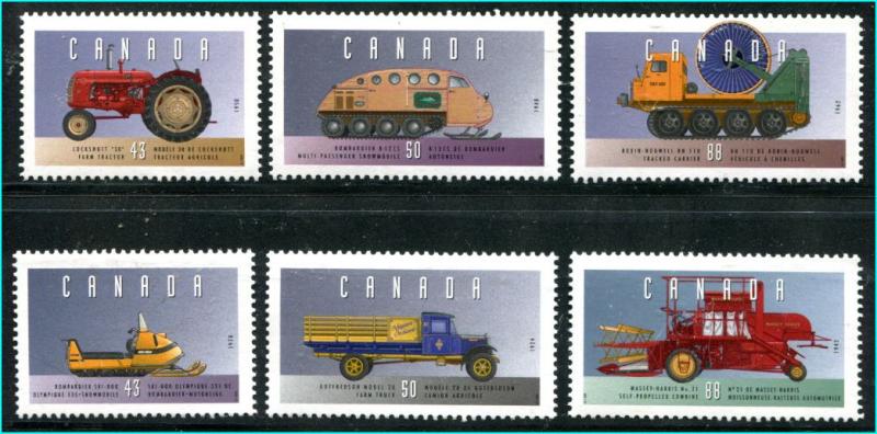 Canada  #1552   A-F    MNH  Set     ** Free shipping **
