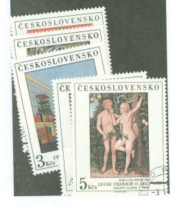 Czechoslovakia & Czech Republic #2634-8 Used Single (Complete Set)