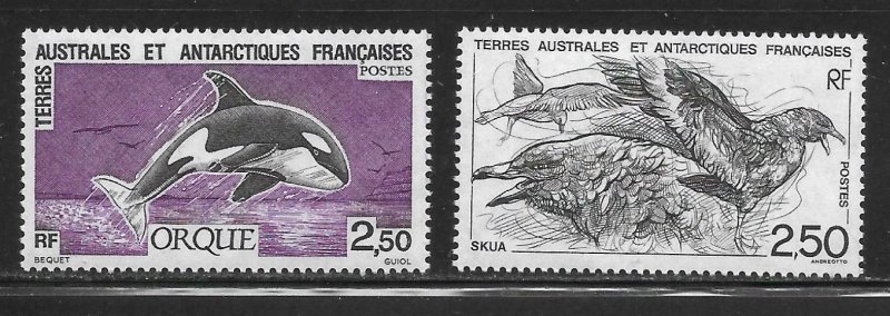 FSAT - Scott #186-87 Killer Whale & Skua VF MNH