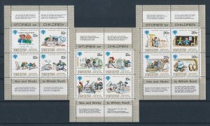 [116806] Penrhyn 1979 International year of the child 3 Souvenir sheets MNH