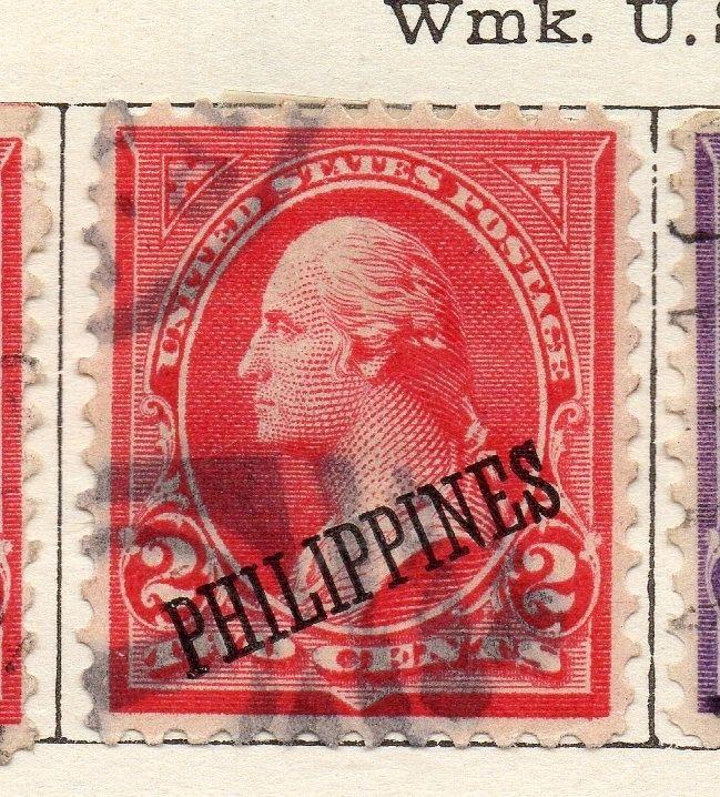 Philippine Islands 1899 Early Issue Fine Used 2c. Optd 123787