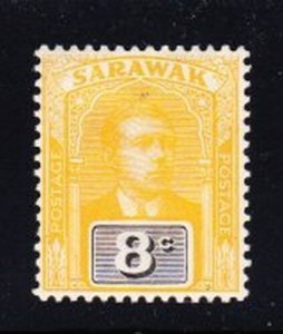 Álbum Tesoros Sarawak Scott #59 8c Sir Charles Vyner Brooke Nuevo