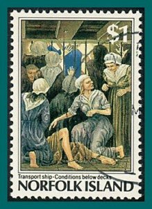 Norfolk Island 1987 Bicentenary 3, $1 used #420,SG424