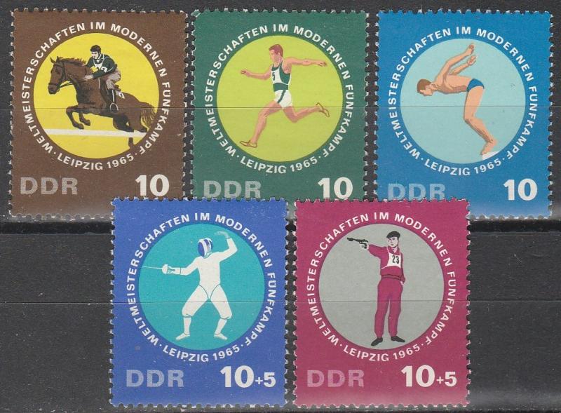 DDR #789-91, B135-6  MNH CV $3.25 (A11393)