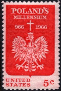 SC#1313 5¢ Poland's Millenium Issue (1966) MNH