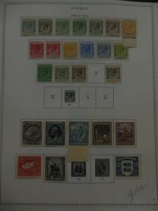 CYPRUS : Beautiful all Mint collection on album pages. Stanley Gibbons Cat £1790