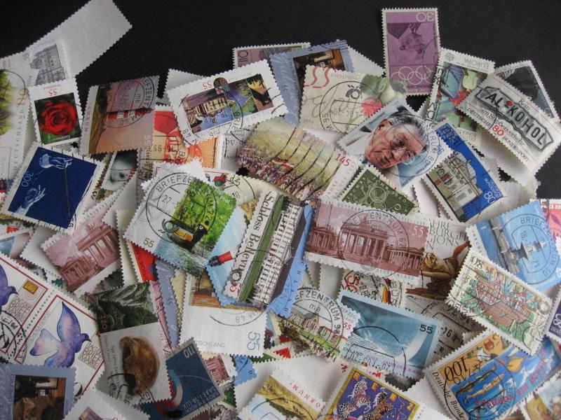 WEST GERMANY mixture(duplicates,mixed cond)2,500 commemoratives laid out,someHV!