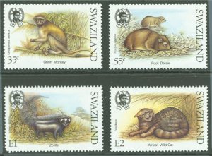 Swaziland #539-542 Mint (NH)