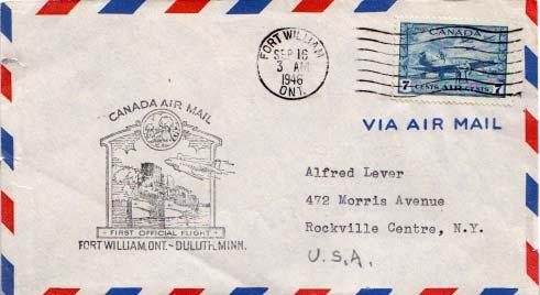 Canada, Airmail, Aviation, Ships, Canada Ontario