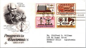 FDC 1973 SC #1500-1502 Artcraft Cachet - New York, Ny - Block Of 4 - J1770