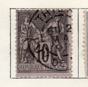 France 1877-1900 Early Issue Fine Used 10c. 092545