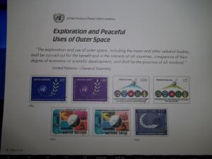 Set of United Nations Exploration and Peaceful uses of outer space