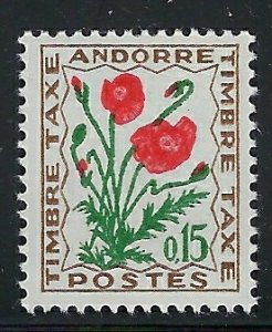 French Andorra J48 MNH 1964 issue (an6137)