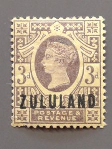 Zululand 5 F-VF MH. Scott $ 34.00