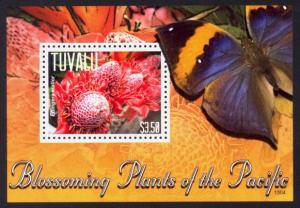 Tuvalu Sc# 1242 MNH Blossoming Plants (S/S)