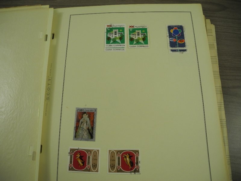 CUBA, 100s & 100s of Stamps mostly hinged on Scott pages