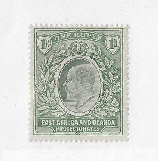 East Africa and Uganda Protectorate  Sc #9  1R  green  OG VF