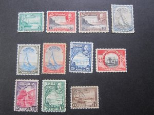 Bermuda 1936 Sc 105-114 set FU