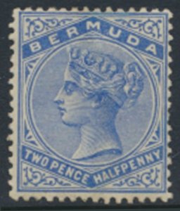 Bermuda SG 27  SC#  22a * MVLH deep ultramarine see details /scans