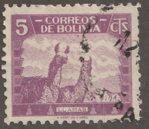 Bolivia stamp, Scott#253,  used, hinged,   5cts,  #253