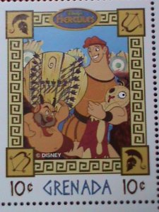 ​GRANADA- DISNEY CARTOON-HERCULES GROWS UP FULL SHEET MNH-VERY FINE