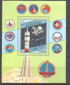 Cuba 2935 MNH s/s Space/Rocket SCV4.50