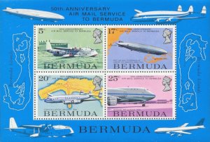 Bermuda Scott #'s 321a MNH
