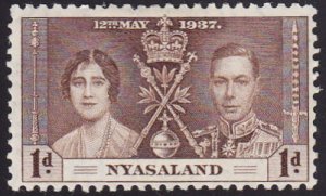 Nyasaland 1937 SG128 HM