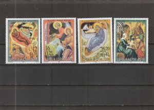 Serbia  Scott#  220-223  MNH  (2003 Religious Paintings)