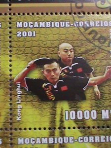 ​MOZENBIQUE-2001- SC#1424 SUMMER OLYMPIC CHAMPIONSHIPS-2000 CTO SHEET VF