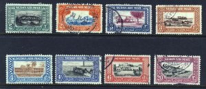 SUDAN 1950 The Full Air Mail Set Watermark SG P.12 SG 115 to SG 122 VFU 
