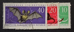 DDR Sc # 592-594, VF Used