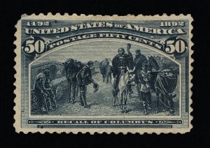 AFFORDABLE GENUINE SCOTT #240 MINT OG H 1893 COLUMBIAN EXPOSITION ISSUE #20366