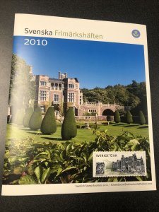 SWEDEN 2010 OFFICIAL BOOKLET YEAR SET Unused Mint Never Hinged. 