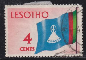 Lesotho 97 National Flag 1971