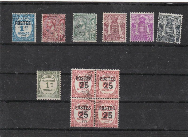 monaco early stamps  Ref 9263