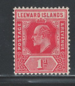 Leeward Islands 1907 King Edward VII 1p Scott # 43 MH