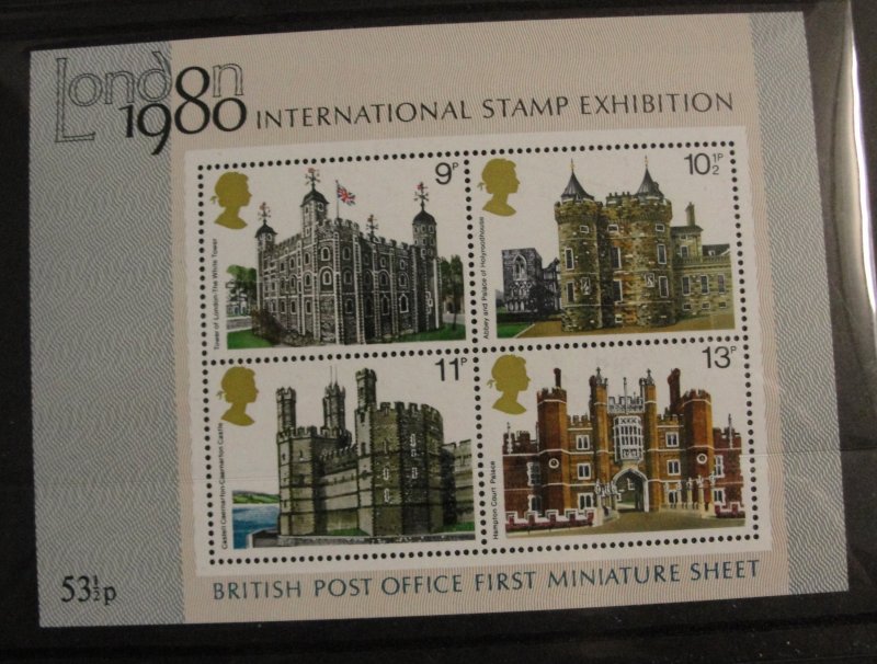 London 53 1/2P 1980 International Stamp Show Sheet – MNH OG