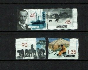 Australian Antarctic Territory: 1999 Restoration of Mawson's Hut. MNH set