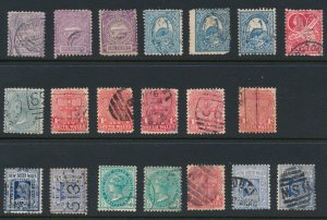 New South Wales sc# 77 to 111 - Used- Small Collection - 20 stamps